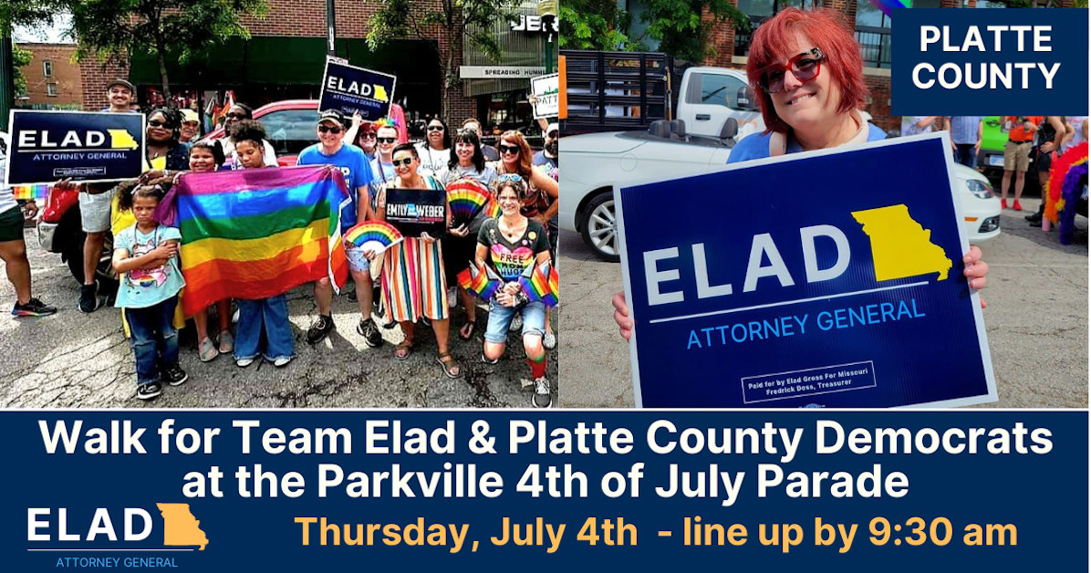 Walk for Elad Gross in the Parkville 4th of July Parade · Elad Gross